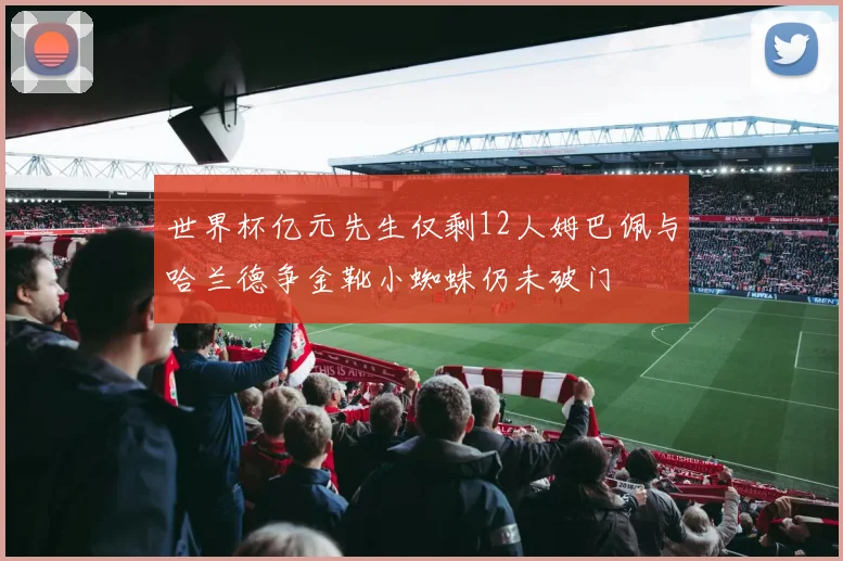 世界杯亿元先生仅剩12人姆巴佩与哈兰德争金靴小蜘蛛仍未破门